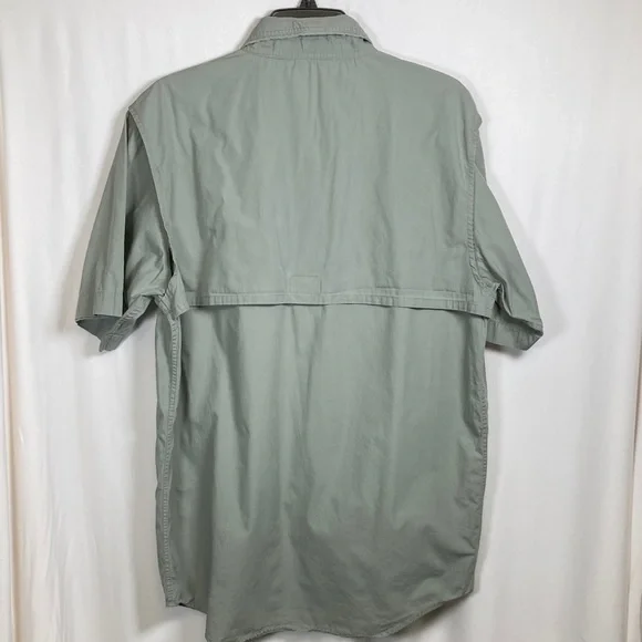 2/$15 Coosa County Clothier Team Triton Boats Vented Fishing Button Down - Picture 9 of 12